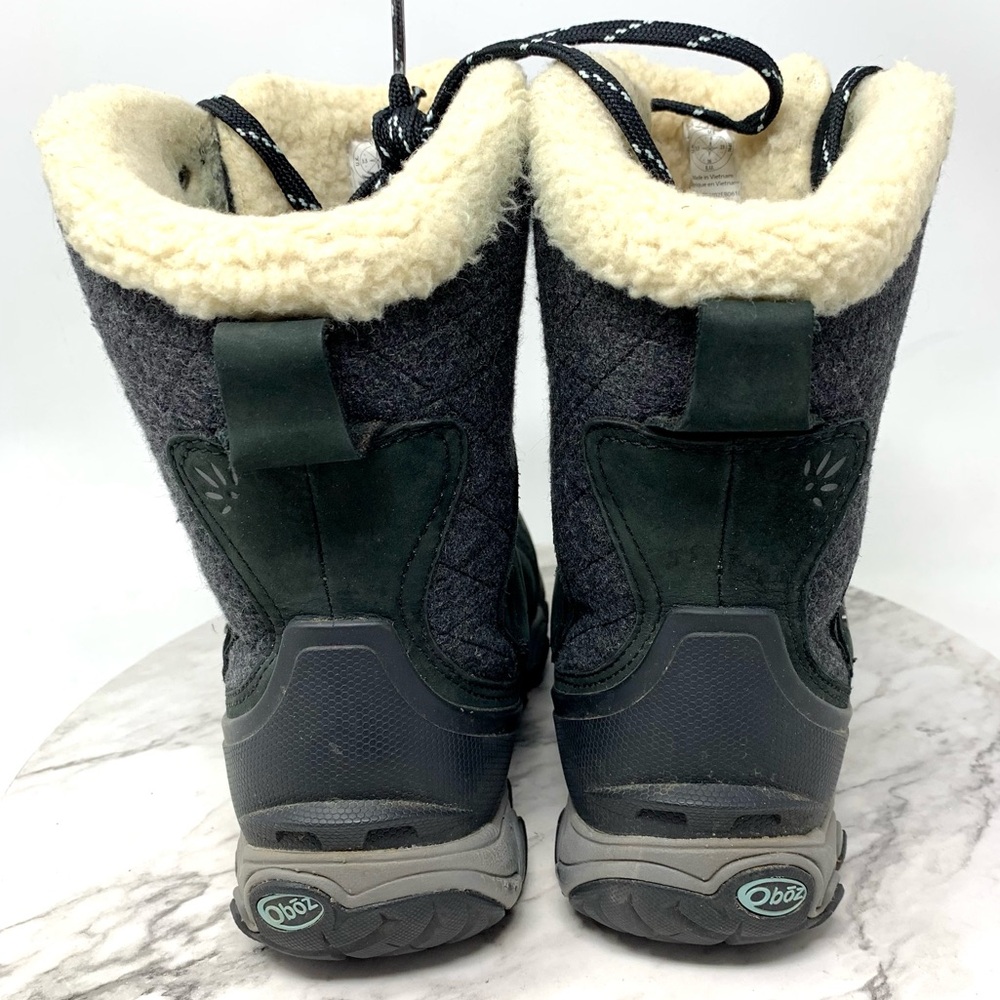 Oboz Bridger 9" Insulated Winter Waterproof Hiking Boots 6/36 Activewear Outdoor - Picture 5 of 16